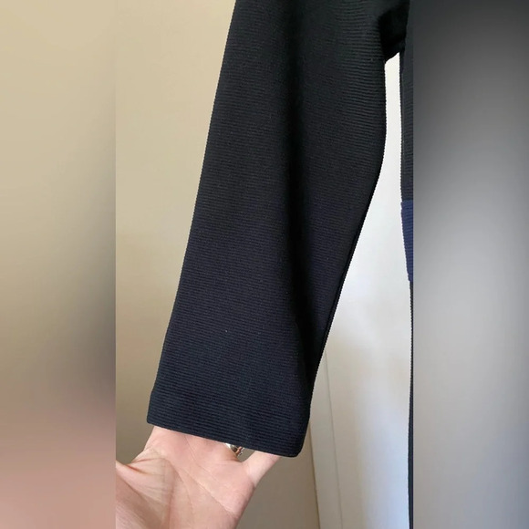 NWT Boden Laura Ottoman Sheath Dress Black/Blue Size 6P - Picture 10 of 12